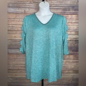 Fade Lattice Sweater- Size 2X